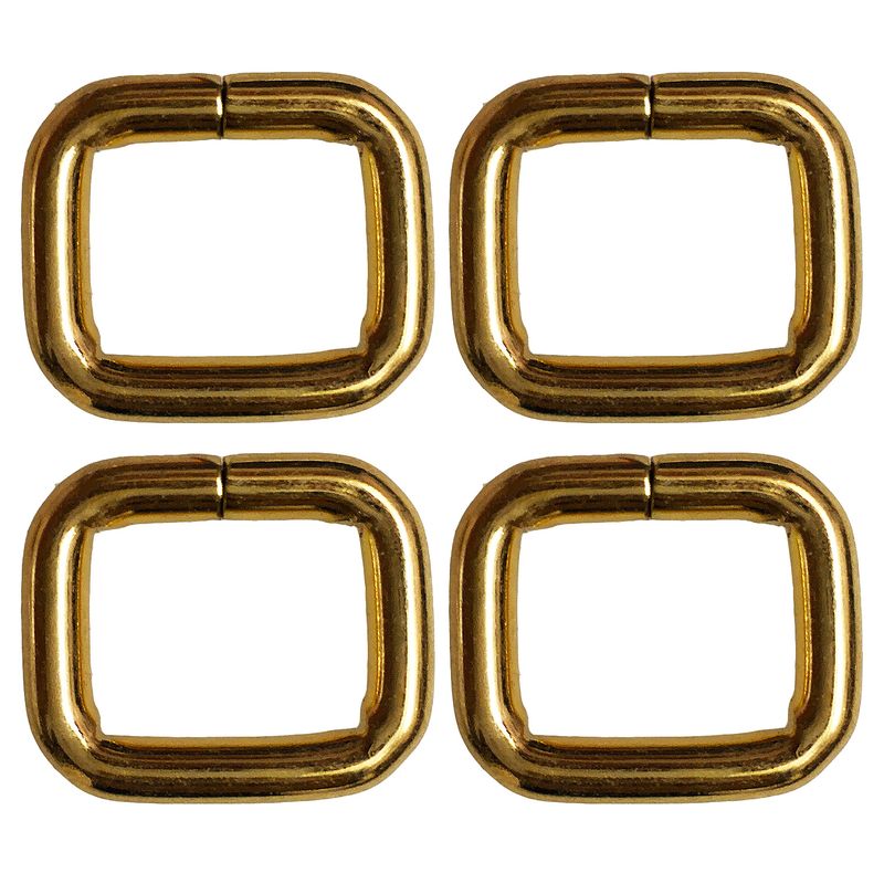 یراق کیف مدل چهارگوش کد 4gd2cm بسته 4 عددی